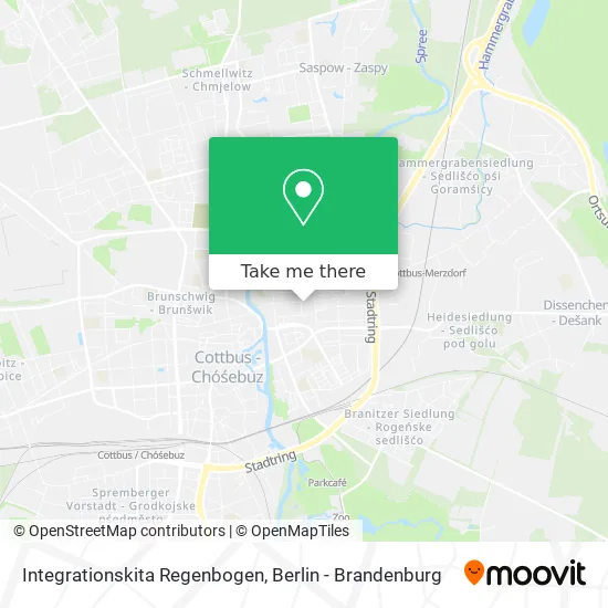 Карта Integrationskita Regenbogen