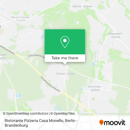 Ristorante Pizzeria Casa Monello map