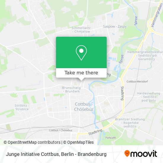 Карта Junge Initiative Cottbus