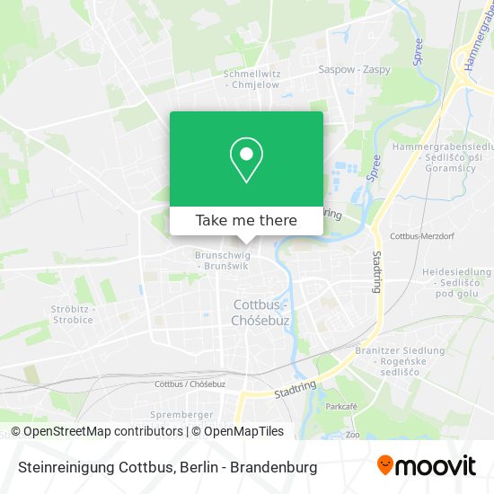 Steinreinigung Cottbus map