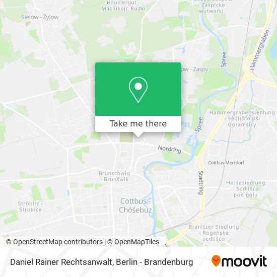 Карта Daniel Rainer Rechtsanwalt