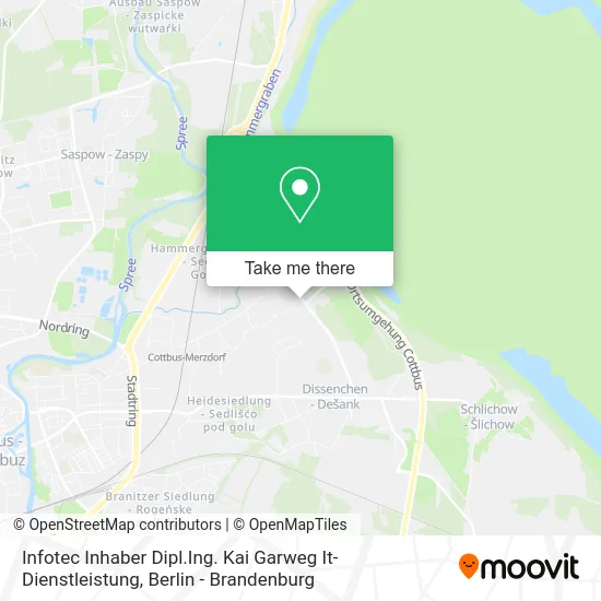 Карта Infotec Inhaber Dipl.Ing. Kai Garweg It-Dienstleistung