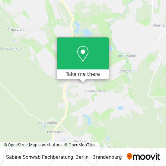 Sabine Schwab Fachberatung map