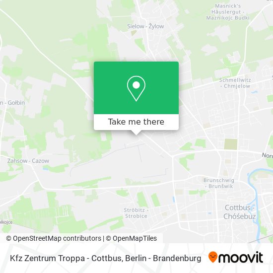Kfz Zentrum Troppa - Cottbus map