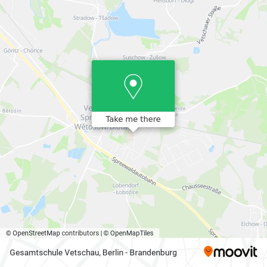 Gesamtschule Vetschau map