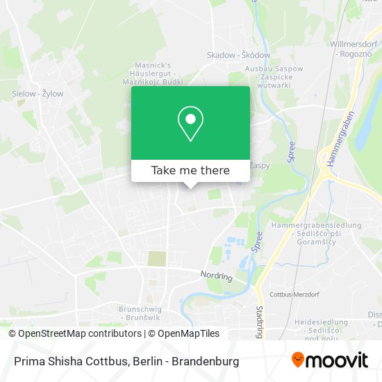 Prima Shisha Cottbus map