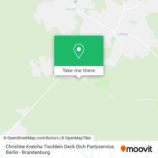 Christine Kreicha Tischlein Deck Dich Partyservice map