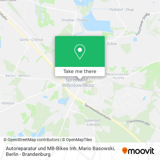 Autoreparatur und MB-Bikes Inh. Mario Basowski map