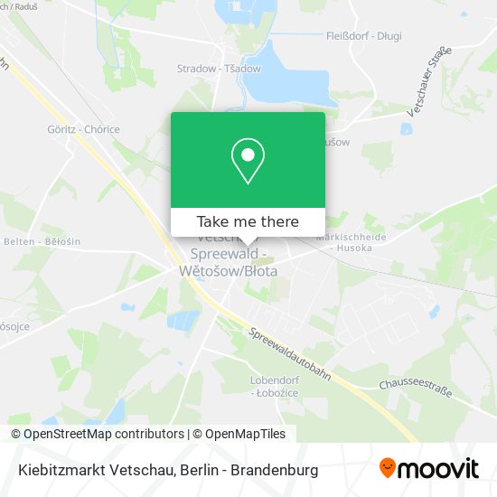 Kiebitzmarkt Vetschau map