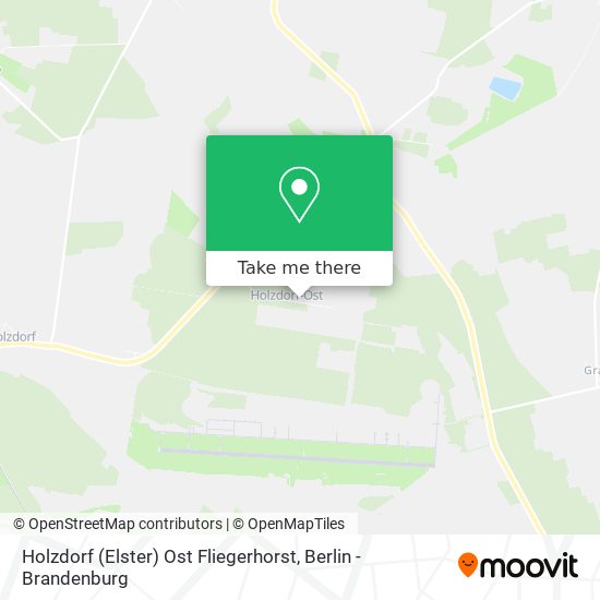 Holzdorf (Elster) Ost Fliegerhorst map