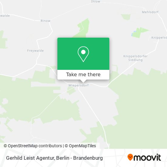 Gerhild Leist Agentur map