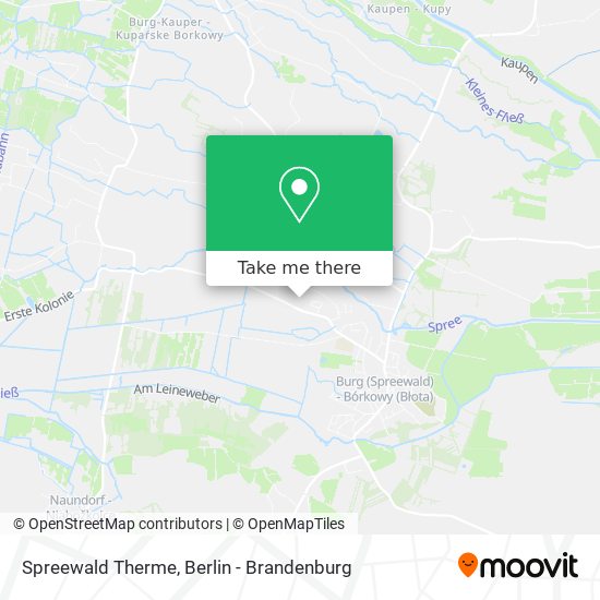 Spreewald Therme map