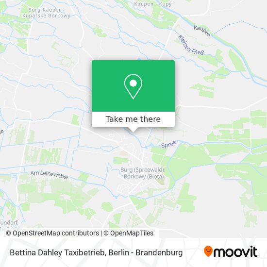 Карта Bettina Dahley Taxibetrieb