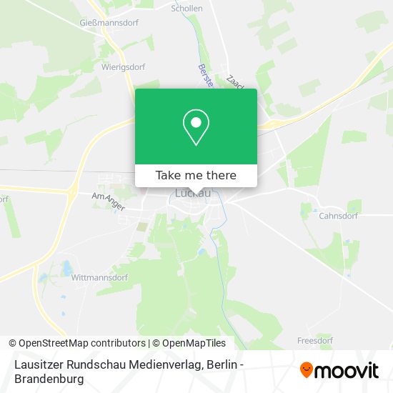 Lausitzer Rundschau Medienverlag map