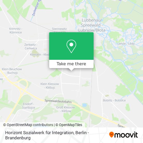 Horizont Sozialwerk für Integration map