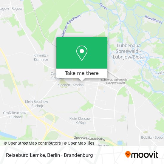 Reisebüro Lemke map