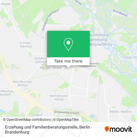 Erziehung und Familienberatungsstelle map