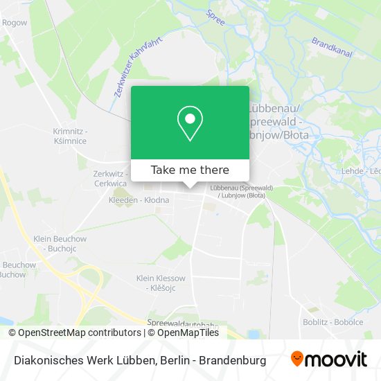 Diakonisches Werk Lübben map