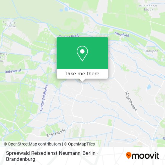 Spreewald Reisedienst Neumann map