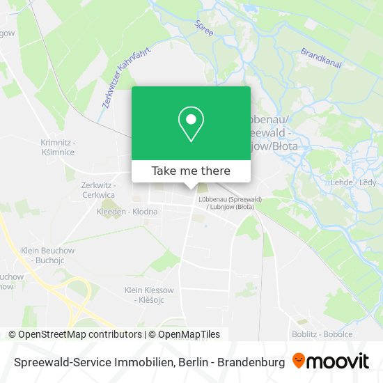 Spreewald-Service Immobilien map