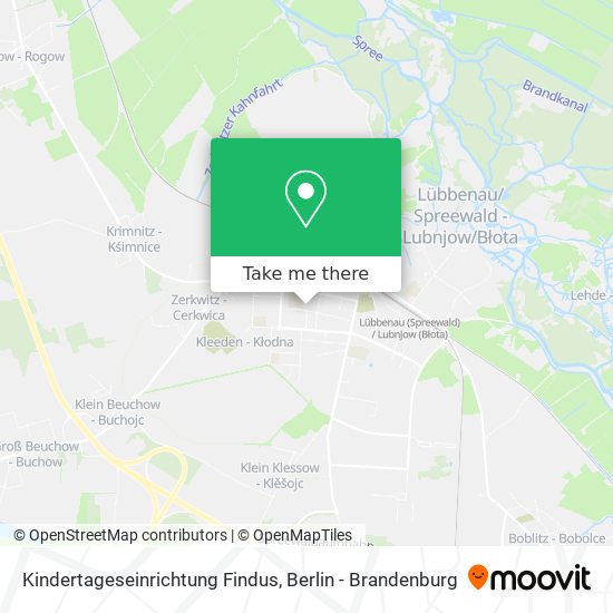 Kindertageseinrichtung Findus map