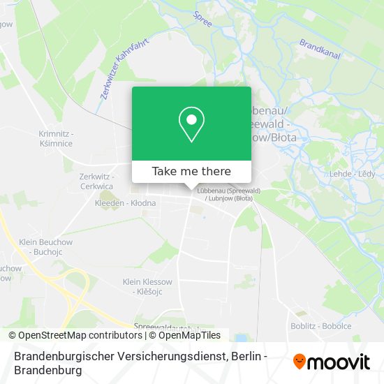 Brandenburgischer Versicherungsdienst map