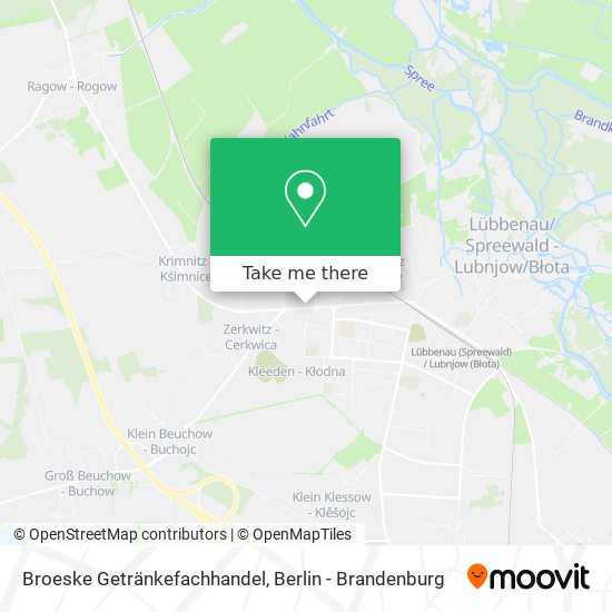 Broeske Getränkefachhandel map