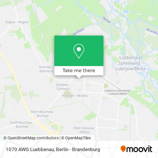 1070 AWG Luebbenau map