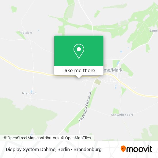 Display System Dahme map