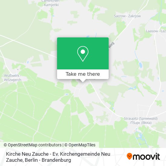 Kirche Neu Zauche - Ev. Kirchengemeinde Neu Zauche map