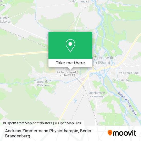 Andreas Zimmermann Physiotherapie map