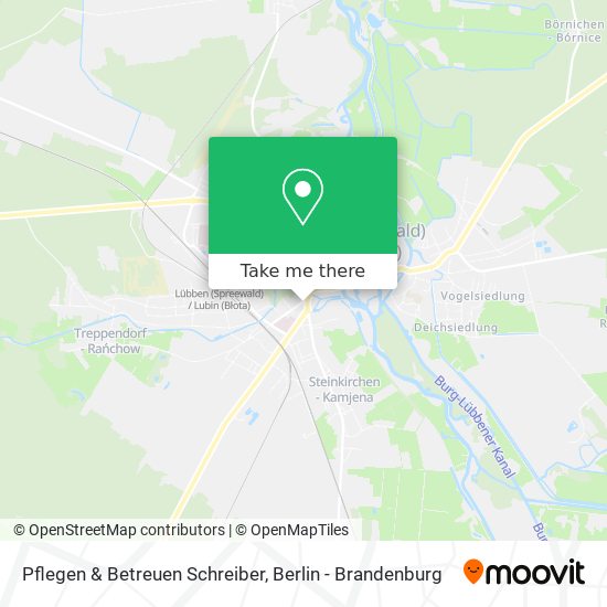 Pflegen & Betreuen Schreiber map