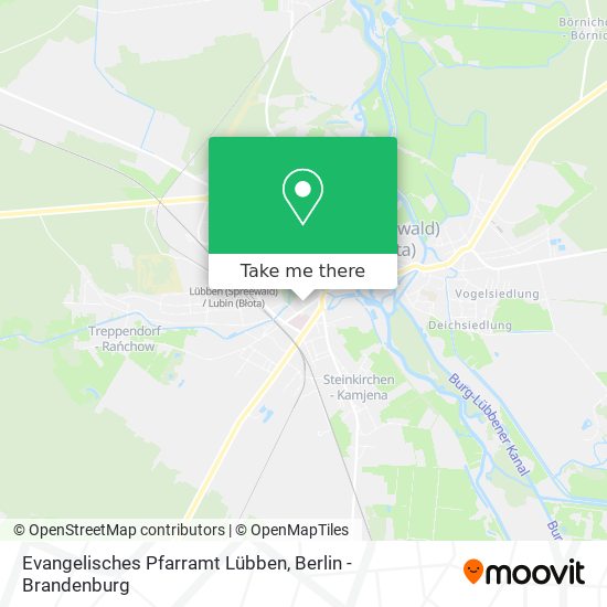 Evangelisches Pfarramt Lübben map