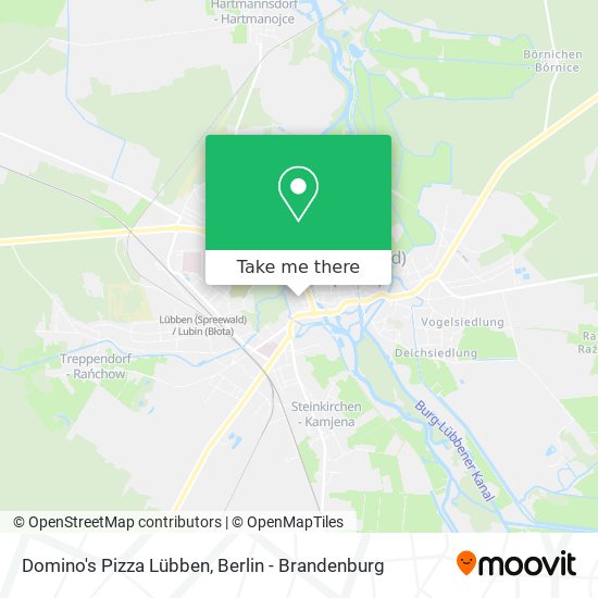 Domino's Pizza Lübben map