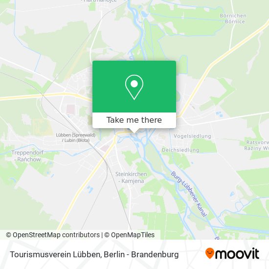 Карта Tourismusverein Lübben