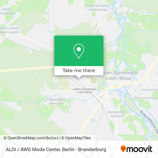 ALDI / AWG Mode Center map