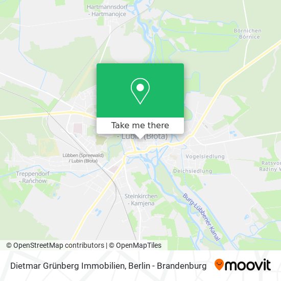 Dietmar Grünberg Immobilien map