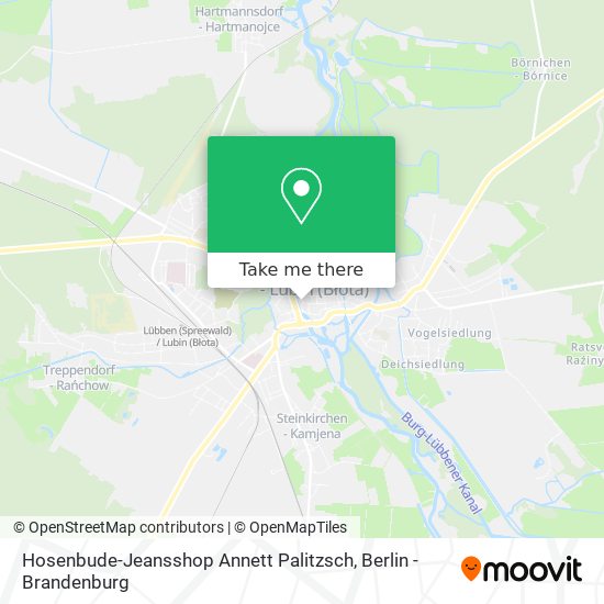 Hosenbude-Jeansshop Annett Palitzsch map