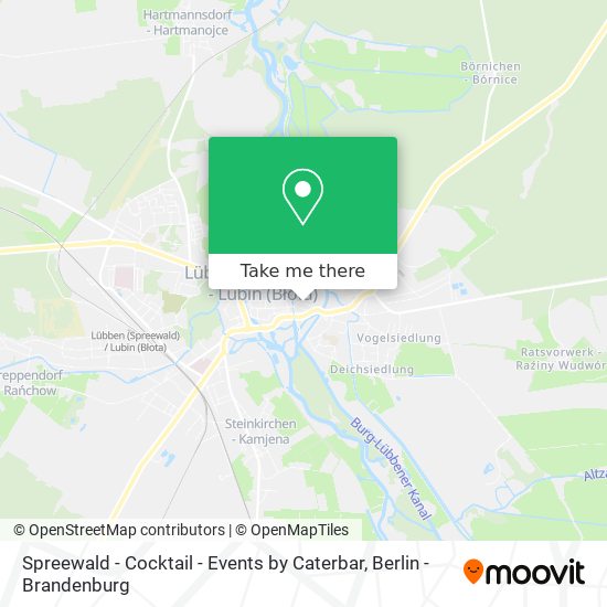 Spreewald - Cocktail - Events by Caterbar map