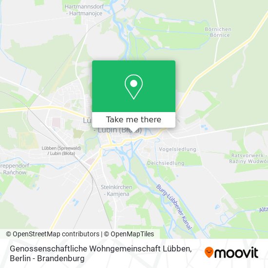 Карта Genossenschaftliche Wohngemeinschaft Lübben