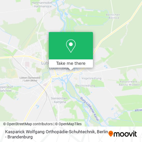 Карта Kasparick Wolfgang Orthopädie-Schuhtechnik