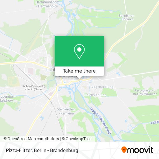 Pizza-Flitzer map