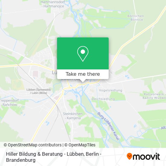 Hiller Bildung & Beratung - Lübben map