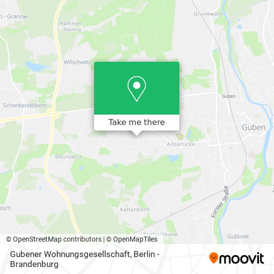 Gubener Wohnungsgesellschaft map