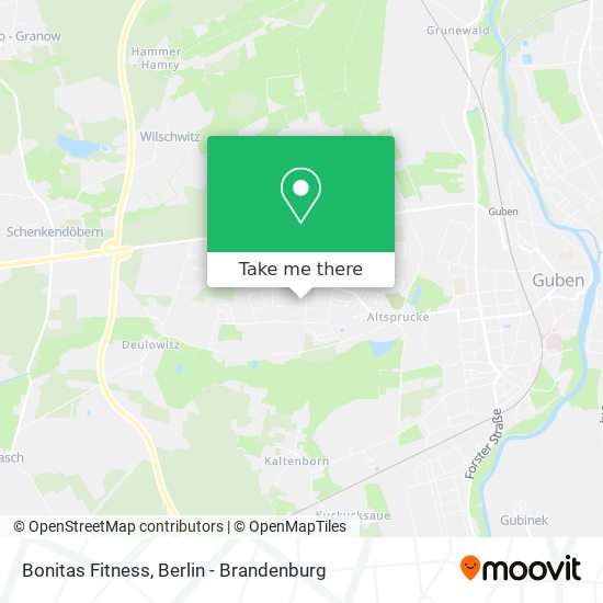 Bonitas Fitness map