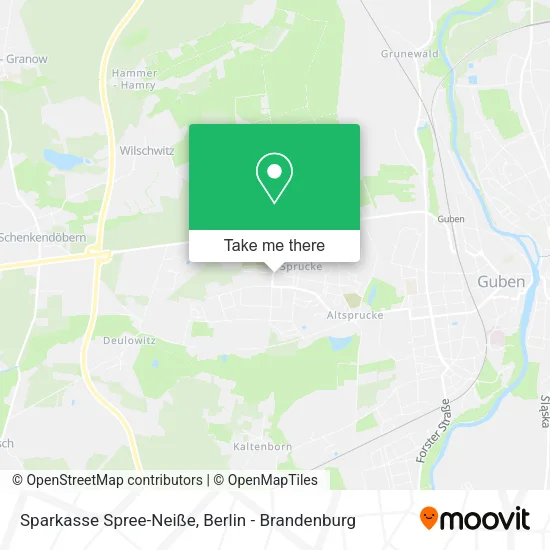 Карта Sparkasse Spree-Neiße