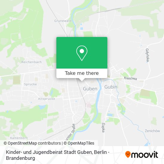Kinder- und Jugendbeirat Stadt Guben map
