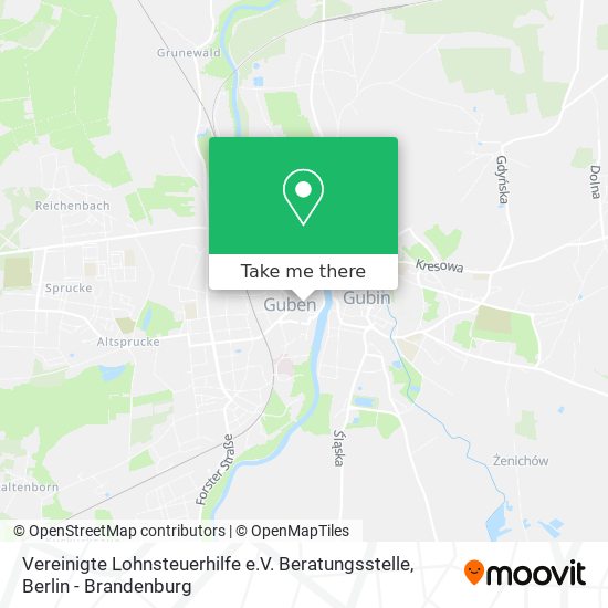 Vereinigte Lohnsteuerhilfe e.V. Beratungsstelle map