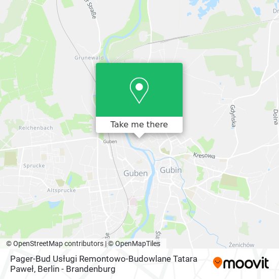 Pager-Bud Usługi Remontowo-Budowlane Tatara Paweł map