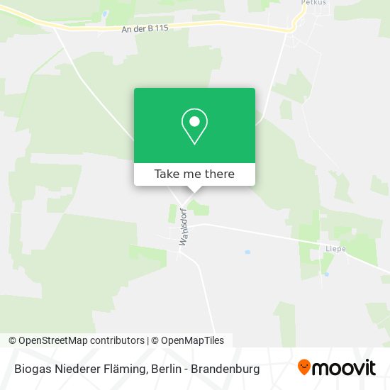Карта Biogas Niederer Fläming